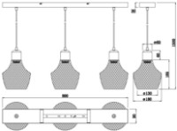 Люстра Trio Valeria (R31283032) фото №2 — интернет-магазин Desire.md