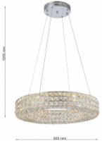 Люстра Lampardi Aurora LP112-D60 фото №3 — интернет-магазин Desire.md