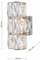 Candelabru de perete Lampardi Conelux LP121-1WS imaginea #3 — magazin online Desire.md