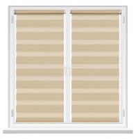 Rolete textile Msrolls Day Night Line 601/6 Gold 1.00x1.70m imaginea #1 — magazin online Desire.md