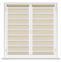 Rolete textile Msrolls Day Night Line 601/12 Platinum 0.75x1.70m imaginea #5 — magazin online Desire.md