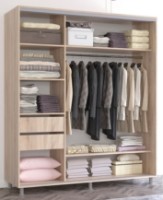 Dulap cu uşi glisante Mobildor-Lux Aron 160x220 Oak Sonoma (aron1501) imaginea #2 — magazin online Desire.md