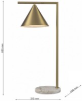 Veioză birou Lampardi Conetab LP624-1T imaginea #3 — magazin online Desire.md