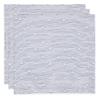 Pelinci Jollein Miffy Stripe Navy 3pcs 70x70 (535-851-68008)