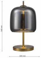 Настольная лампа Lampardi Cyrus LP619-1T фото №3 — интернет-магазин Desire.md