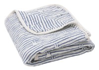 Одеяло для малышей Jollein Muslin Miffy Stripe Navy 75x100 (521-511-68008) фото №1 — интернет-магазин Desire.md