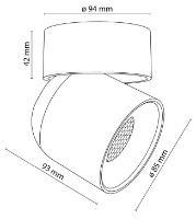Спот Tk-Lighting Twist 10576 White фото №3 — интернет-магазин Desire.md