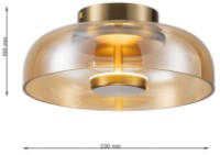 Потолочный светильник Lampardi Cyrus LP625-1WC фото №3 — интернет-магазин Desire.md