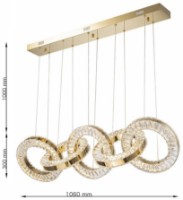 Lustră Lampardi Infinity LP114-5P imaginea #3 — magazin online Desire.md