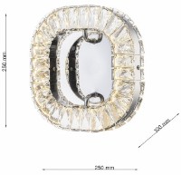 Бра Lampardi Infinity LP115-1WC фото №3 — интернет-магазин Desire.md