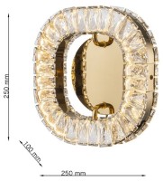 Бра Lampardi Infinity LP116-1WC фото №3 — интернет-магазин Desire.md