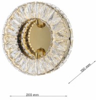 Бра Lampardi Infinity LP118-1WC фото №3 — интернет-магазин Desire.md