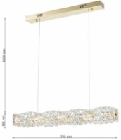 Lustră Lampardi Perla LP124-L100 imaginea #3 — magazin online Desire.md