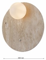 Candelabru de perete Lampardi Stone LP5177-1W imaginea #3 — magazin online Desire.md