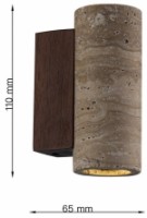 Candelabru de perete Lampardi Stone LP5178-1W imaginea #3 — magazin online Desire.md