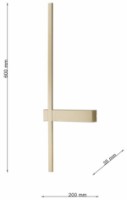 Бра Lampardi Wallrec LP5221-L60W фото №3 — интернет-магазин Desire.md