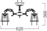 Lustră Maytoni ARM020-05-W imaginea #2 — magazin online Desire.md