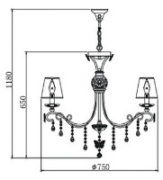 Lustră Maytoni ARM032-05-PK imaginea #3 — magazin online Desire.md