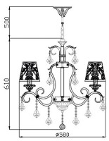 Люстра Maytoni ARM219-03-G фото №2 — интернет-магазин Desire.md