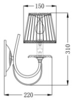 Candelabru de perete Maytoni ARM326-01-W imaginea #3 — magazin online Desire.md