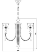 Lustră Maytoni DIA018-06-NG imaginea #2 — magazin online Desire.md