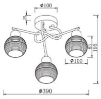 Люстра Maytoni FR102-03-N фото №2 — интернет-магазин Desire.md
