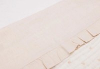 Cearșaf pentru copii Jollein Ruffle Natural 120x150cm (008-524-66041) imaginea #3 — magazin online Desire.md