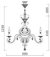 Люстра Maytoni H109-06-R фото №2 — интернет-магазин Desire.md