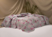 Cuvertura Comfy House Diplomatic Cotton 220x200 Gray Heart (102451)