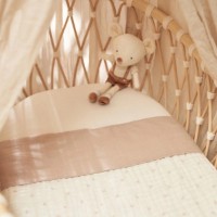 Детская простынь Jollein Slub Nougat 120x150cm (008-524-68017) фото №4 — интернет-магазин Desire.md