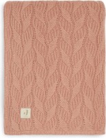 Pătura Jollein Spring Knit Rosewood/Coral Fleece 100x150 (517-522-66037)