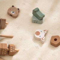 Кубики Пирамидка Jollein Stacking Tower Jungle Jambo (120-001-67090) фото №2 — интернет-магазин Desire.md