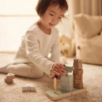 Кубики Пирамидка Jollein Stacking Tower Jungle Jambo (120-001-67090) фото №3 — интернет-магазин Desire.md