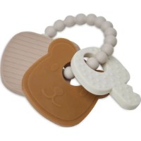 Игрушка-прорезыватель Jollein Teddy Bear Keychain (101-007-66095) фото №3 — интернет-магазин Desire.md