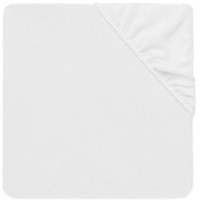 Cearsaf cu elastic impermeabil Jollein Terry White 120x60cm (550-507-00100)