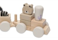 Кубики Jollein Toy Train Jungle Jambo (117-001-67090) фото №3 — интернет-магазин Desire.md