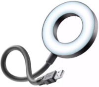 Veioză birou Cellularline USB Lamp Ring Black (USBRLHOMEK)