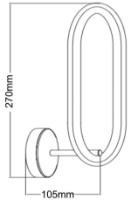 Бра Horoz 0290120008030 фото №2 — интернет-магазин Desire.md