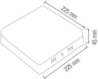 Plafonieră Horoz Carla/SQ-32 (0160590032030) imaginea #4 — magazin online Desire.md