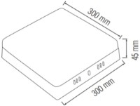 Plafonieră Horoz Carla/SQ-48 (0160590048030) imaginea #4 — magazin online Desire.md