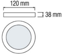 Потолочный светильник Horoz Catalina-12 (0160811012010) фото №3 — интернет-магазин Desire.md