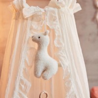 Балдахин для кроватки Jollein Vintage Ruffle Ivory 155cm (002-001-66041) фото №4 — интернет-магазин Desire.md