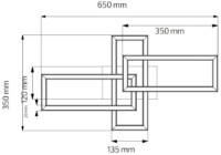 Plafonieră Horoz Concorde-24 (0190530024020) imaginea #2 — magazin online Desire.md