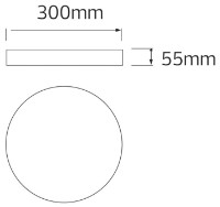 Потолочный светильник Horoz Hazel-24 (0160770024020) фото №2 — интернет-магазин Desire.md