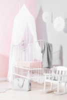 Балдахин для кроватки Jollein White,(002-005-10001) фото №2 — интернет-магазин Desire.md