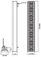Потолочный светильник Horoz Pyramid-150 (0630100150010) фото №2 — интернет-магазин Desire.md