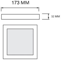 Plafonieră Horoz Selena-18 (0160840018010) imaginea #2 — magazin online Desire.md