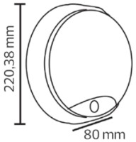 Aplică exterior Horoz Sorento (0710170020020) imaginea #3 — magazin online Desire.md