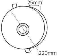 Встраиваемый светильник Horoz Valentina/S-36 (0160860036010) фото №4 — интернет-магазин Desire.md