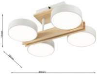 Люстра Flitz Leuchten Nordic (FL636-4) фото №3 — интернет-магазин Desire.md